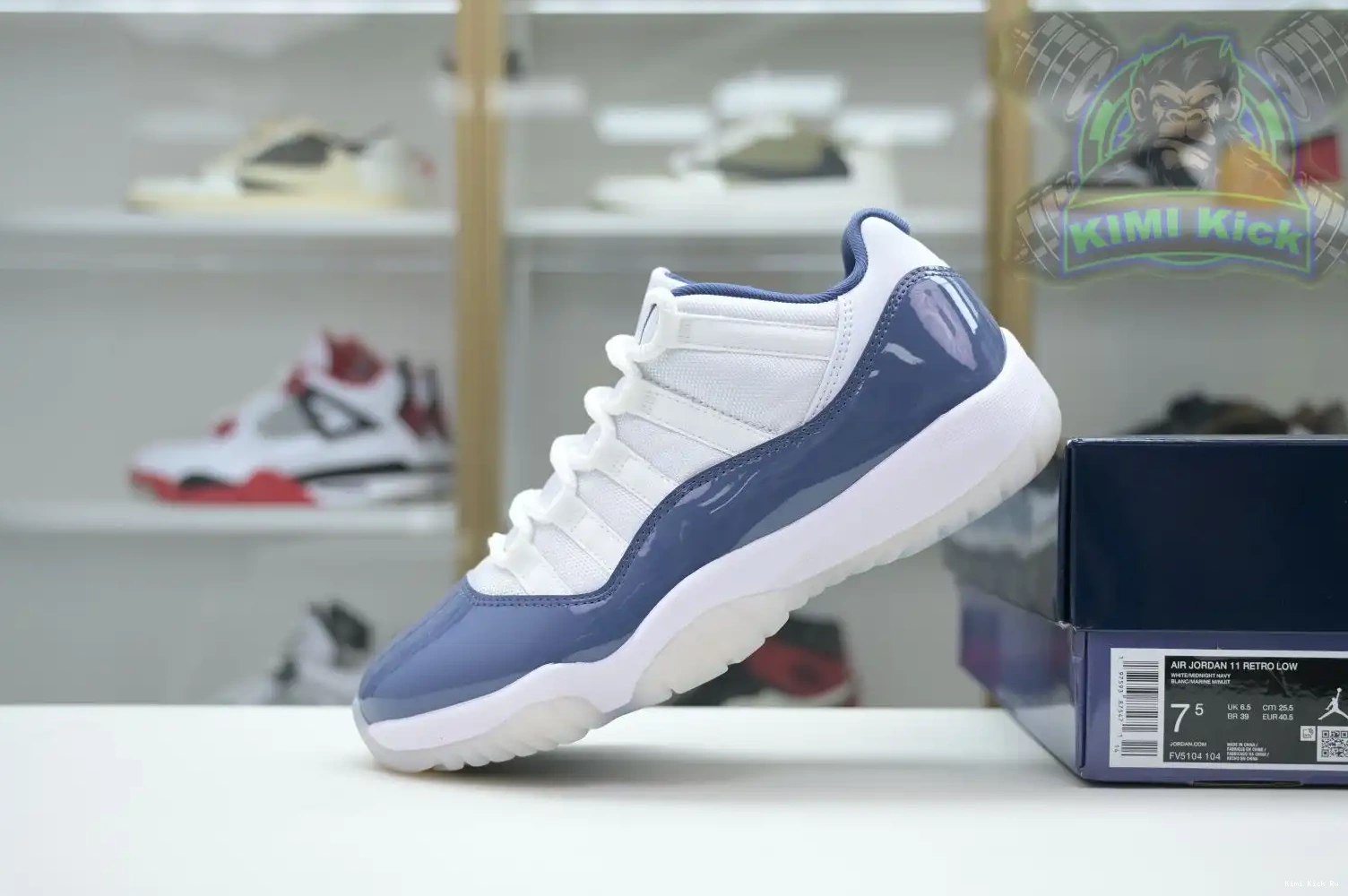 Blue” Kimikick Jordan Jordan 11 Air Low“Diffused 0816